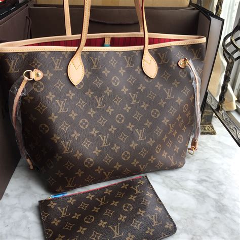 lv neverfull bag red inside|Lv Neverfull bag price.